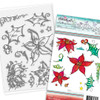 Deck the Halls 4 clear stamps bundle - for card making, crafts, scrapbooking.