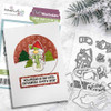 Gnome Tinsel Tangle clear stamps - buy one get one free - for card making, crafts, scrapbooking.