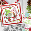 Gnome Tinsel Tangle clear stamps - buy one get one free - for card making, crafts, scrapbooking.