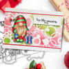 Gnome Tis the Season Christmas stamp bundle – 3 clear stamp sets for card making, crafts and scrapbooking.