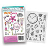 Time To get Funky Stamp Soup - clear stamps card making, craft, mixed media