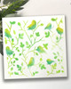 Tweet Branches stencil - 6 x 6" creative craft mixed media stencil