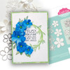 Pretty Flower Flourish card making crafting cutter die set