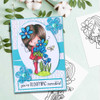 Pretty Flower Flourish card making crafting cutter die set