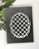 Oval Trellis craft card making Die cutter