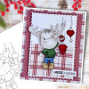Elvis Wesley Christmas Moose - Limited Edition printable USB collection for card making and crafts, cute printable stamps, clipart printable planner sticker