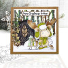 Elvis Wesley Christmas Moose - Limited Edition printable USB collection for card making and crafts, cute printable stamps, clipart printable planner sticker
