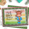 Elvis Wesley Christmas Moose - Limited Edition printable USB collection for card making and crafts, cute printable stamps, clipart printable planner sticker