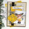 Elvis Wesley Christmas Moose - Limited Edition printable USB collection for card making and crafts, cute printable stamps, clipart printable planner sticker