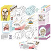 Zodiac Die Cut Topper and paper crafting kit - 24 sheets