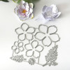 Pretty Blossom flowers cutting dies for crafts, card making scrapbooking
