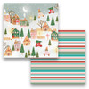 Cozy Christmas Paper Pack – 32 Double-Sided Sheets for Card Making & Scrapbooking.