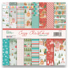 Cozy Christmas Paper Pack – 32 Double-Sided Sheets for Card Making & Scrapbooking.