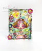 Believe in Angels – 3D Mixed Media Craft kit - Stamps, stencil & MDF BUNDLE, colorful handmade angel artwork with flowers, stars, and vibrant watercolor effects