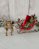 3D Santa's Reindeer Sleigh MDF blank Craft Kit – Christmas Holiday Home Décor crafts.