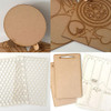 MDF Mixed Media big bundle, including approx 57 pieces of craft supplies such as embroidery hoops, easels, chipboard, MDF boards, lattice chipboard packs, and bookmarks for arts and crafts projects.
