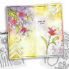 Mixed Flowers mega bundle - clear Stamps, Stencils,  Switchables, Chipboard card making craft bundle