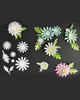 PD9085 Chamomile Flower dies – craft, card making scrapbooking cutter dies 1