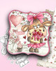 Sending Love - Udderly Cute cow valentine's romance love friendship digital stamp printable for Card Making, Scrapbooking, Junk Journal, svg, craft stickers & planners.