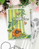 Just a Little Note Clear Stamp Set – Floral Typewriter Stamp for Card Making and Crafts.