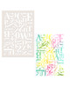 Bumper Stencil bundle x 10 A5 stencils A5/6 x 8" - Card making craft supplies, scrapbooking