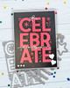 Celebration Text/Balloon Outline Cutting Dies – A6 / 4 x 6"
