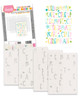 Celebrate Layering Stencils x 4stencil - A5/6 x 8"