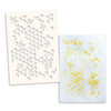 Honey Bees Stencil A5/6x8" - card making, craft, scrapbooking stencils
