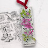One of a Kind bundle - Clear Stamps and Stencils for mixed media card making craft