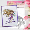 Serenity Fairy Butterfly - Digital Crafts, digital Stamp card making printable downloads..