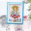 Serenity Fairy Resting - Digital Crafts, digital Stamp card making printable download