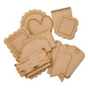 Create & Decorate MDF Blanks No.1 – 22 Piece MDF Crafting & Mixed Media Kit