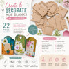 Create & Decorate MDF Blanks No.1 – 22 Piece MDF Crafting & Mixed Media Kit