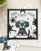Pickles Puppy Dog with glasses - Digital Stamp PNG printable Download for Card Making Scrapbooking Junk Journals Crafts Stickers