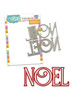 Noel Text die set - 2 large dies