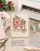 Noel Text die set - 2 large dies