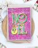 Noel Text die set - 2 large dies