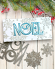 Noel Text die set - 2 large dies