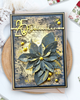 Sweet Poinsettia flower Craft Cutting Dies for crafts, card making scrapbooking.