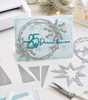 Sparkling Wreath and Stars Craft Cutting Dies for crafts, card making scrapbooking