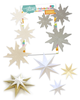 Sculptured stars Craft Cutting Dies. Holly & Berry Die Set - Craft Cutting Dies for crafts, card making scrapbooking