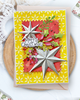Sculptured stars Craft Cutting Dies. Holly & Berry Die Set - Craft Cutting Dies for crafts, card making scrapbooking