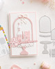Sweet Glass Dome/cloche/snowglobe Craft Cutting Dies. Craft Cutting Dies for crafts, card making scrapbooking