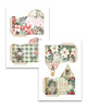 Sparkling Christmas 50 sheets paper & topper pack A5 for crafts, card making scrapbooking | Double-Sided Festive Papers |