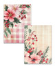 Sparkling Christmas 50 sheets paper & topper pack A5 for crafts, card making scrapbooking | Double-Sided Festive Papers |