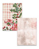 Sparkling Christmas 50 sheets paper & topper pack A5 for crafts, card making scrapbooking | Double-Sided Festive Papers |