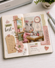 Helga Hippo Exam Time - printable PRECOLOURED clipart craft Download for Card Making Scrapbooking Junk Journals , coloring book, Stickers. exams study school graduation.
