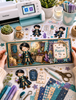 Wizard Magic little Dude - printable colour clipart craft Download for Card Making Scrapbooking Junk Journals , coloring book, Stickers.