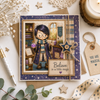 Wizard Magic little Dude - printable colour clipart craft Download for Card Making Scrapbooking Junk Journals , coloring book, Stickers.