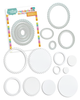 Pretty scallop oval nesting dies - craft card making dies.